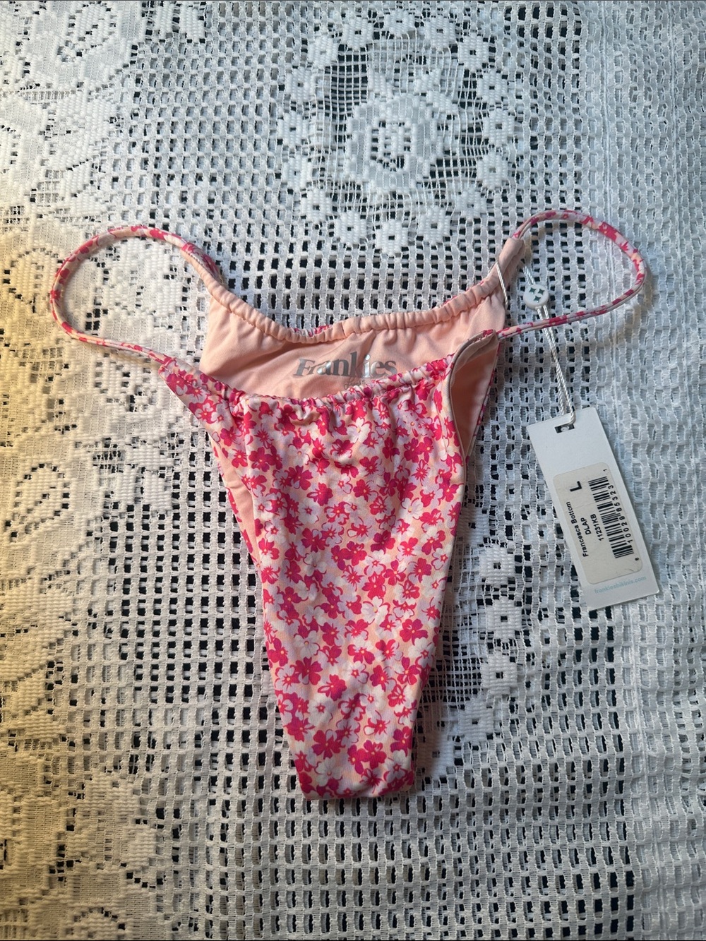 Frankie’s Bikinis Delia Floral Bikini Cheeky Bottom